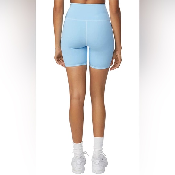 NWT Bandier x Sincerely Jules The Bryn 7" Biker Short Bluebell/ Sky Blue - Picture 8 of 12